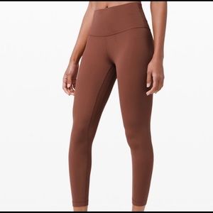Lululemon Ancient Copper Align 28” size 6